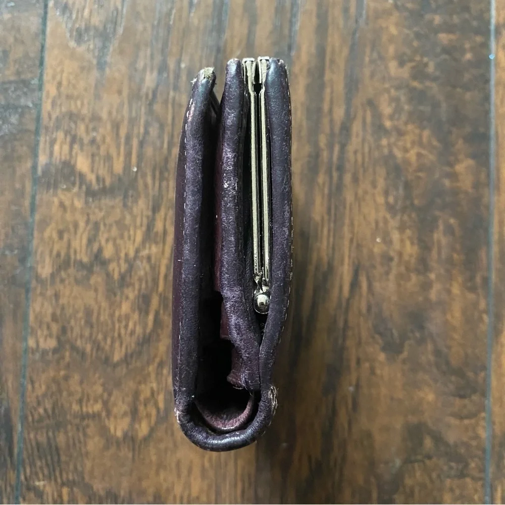 Vintage Coach Leather Small Wallet